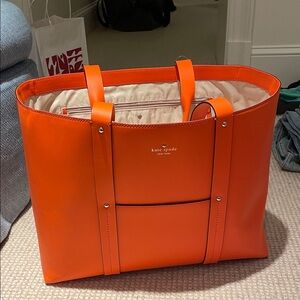 Kate Spade Vibrant Orange Tote